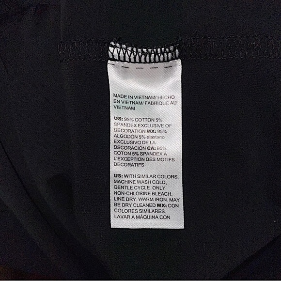 Chico's Lace Detail Flutter Sleeve Tee - Picture 6 of 8